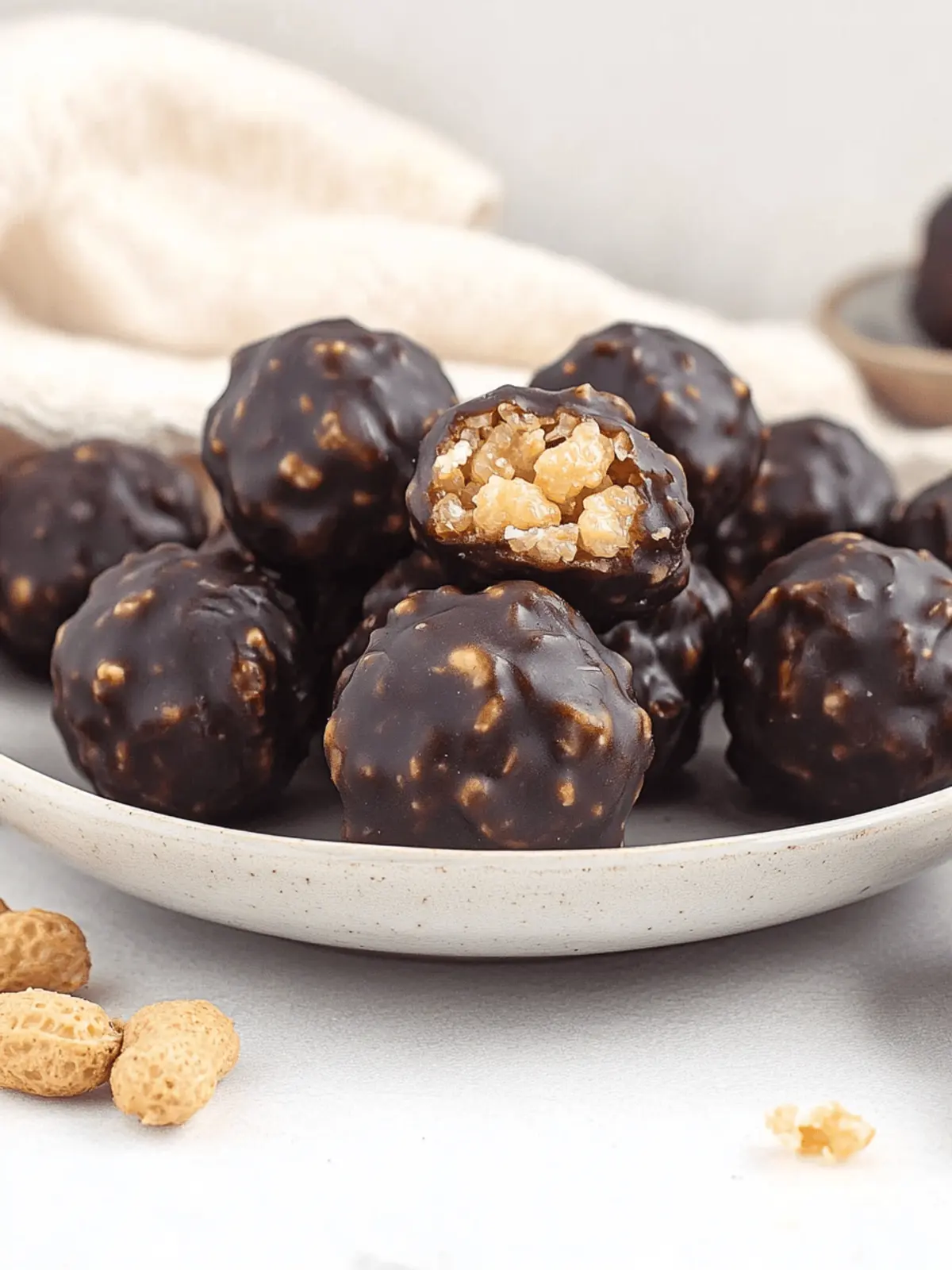 Delicious Peanut Butter Balls with Rice Krispies in 5 Minutes 4 Delicious Peanut Butter Balls with Rice Krispies in 5 Minutes