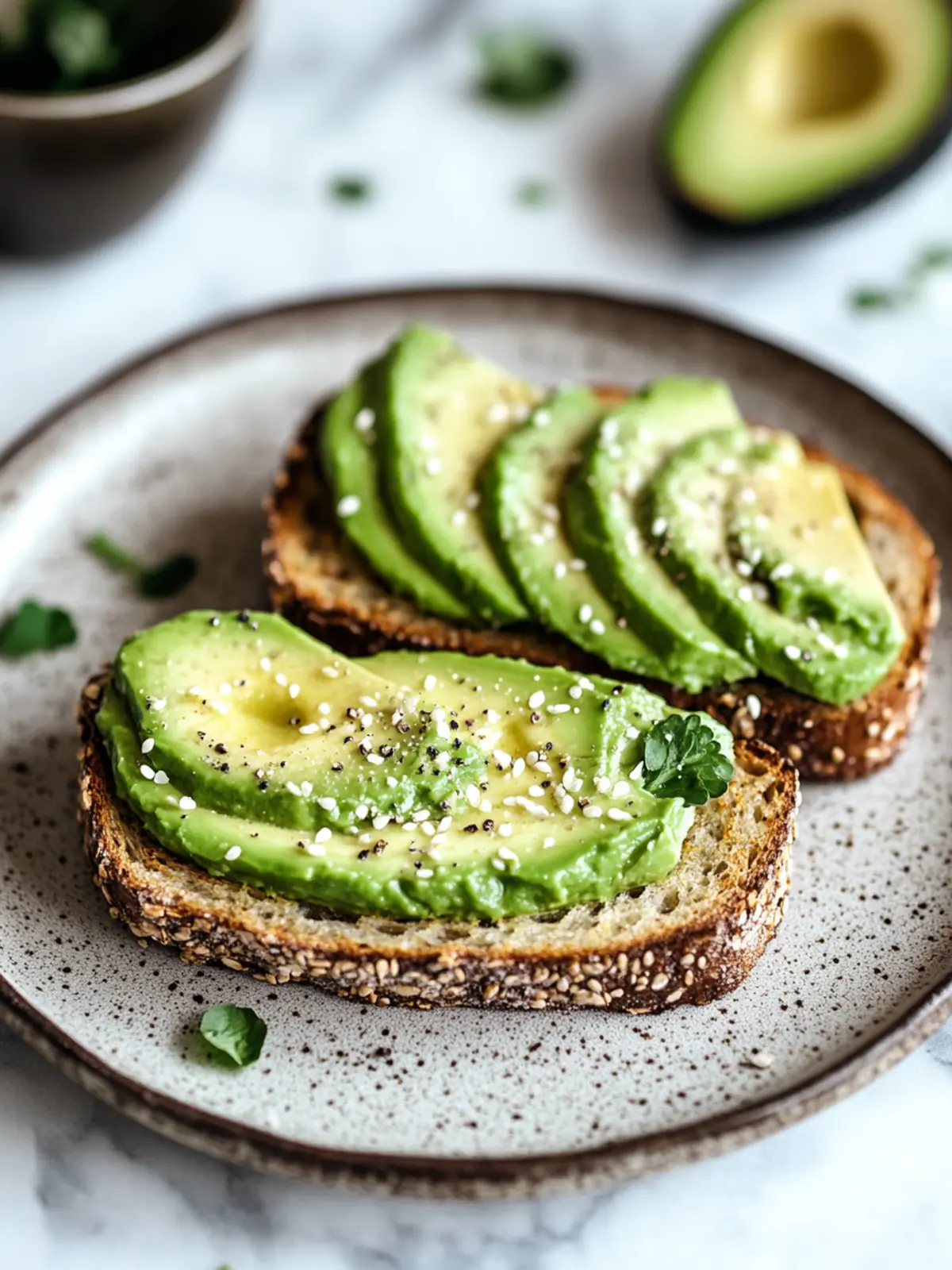 Soda Bread Toast with Avocado