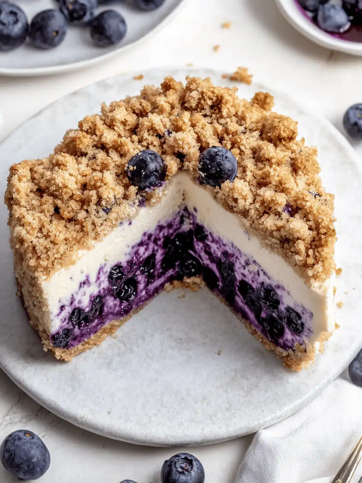 Irresistible Blueberry Crumble Cheesecake That Wows Every Time 3 Blueberry Crumble Cheesecake