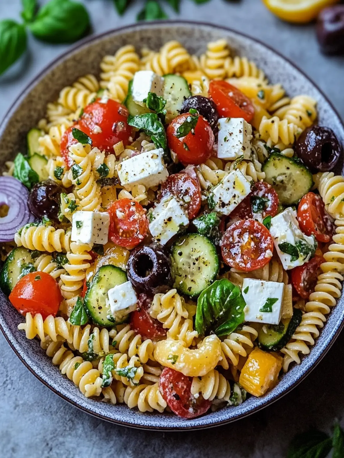 Horiatiki Pasta Salad