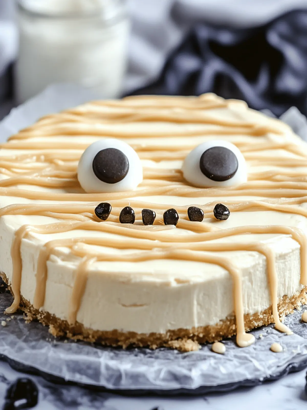 Irresistible Mummy Cheesecake that'll Wow Your Guests 4 Mummy Cheesecake