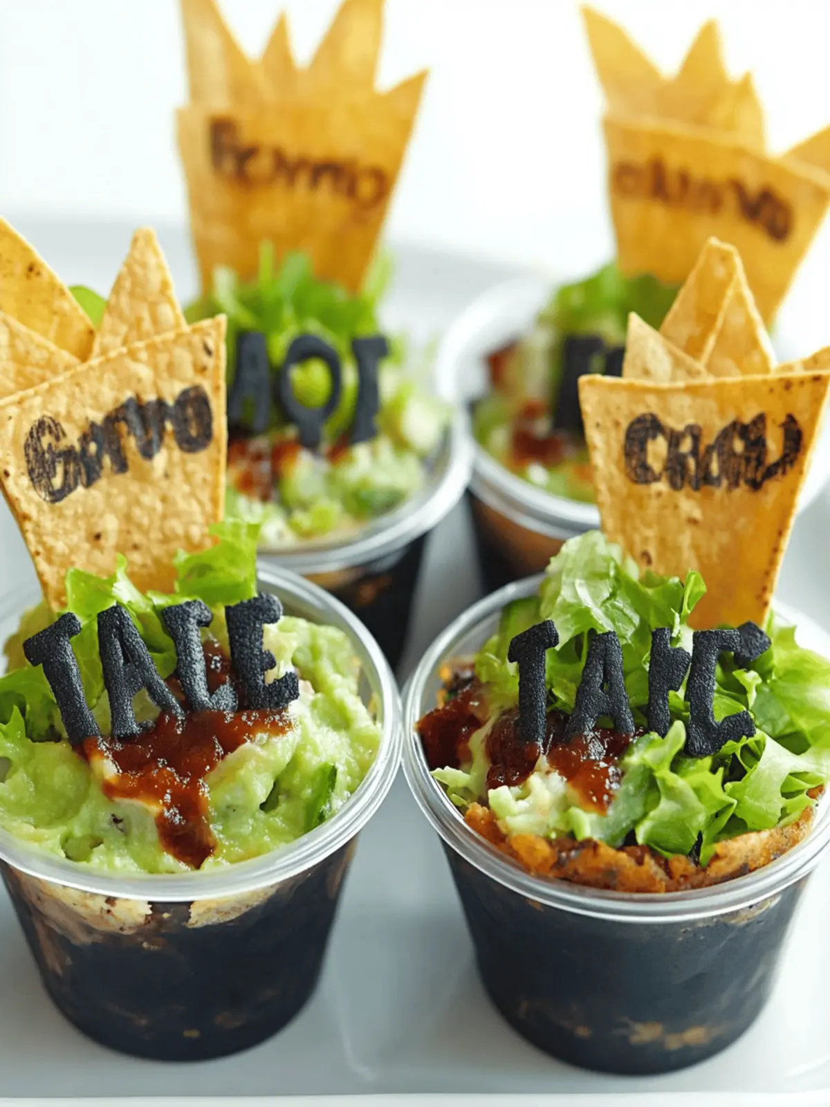 Graveyard Taco Cups