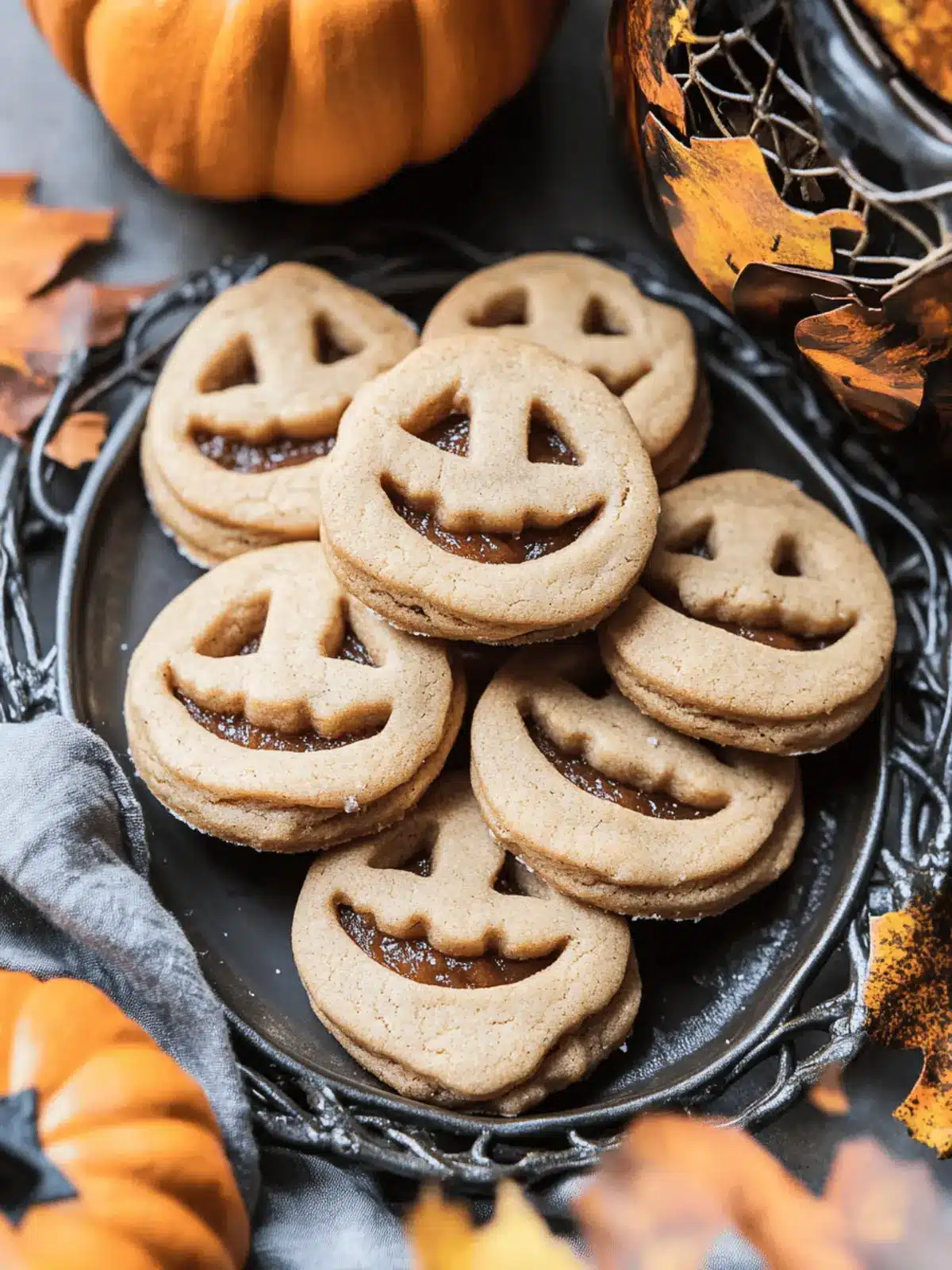 Cozy Up with Stuffed Jack-O -Lantern Cookies This Fall 4 Stuffed Jack-O -Lantern Cookies