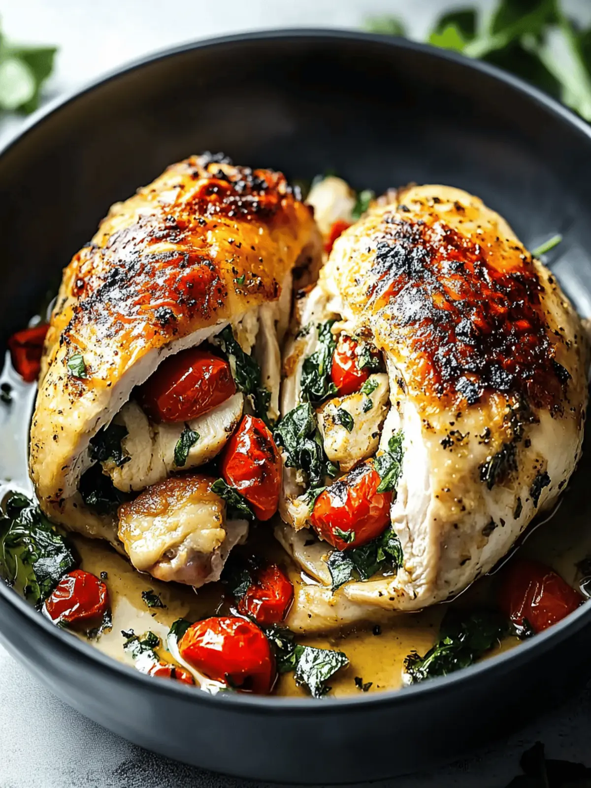 Stuffed Chicken with Roasted Peppers for Flavorful Dinners 3 Stuffed Chicken