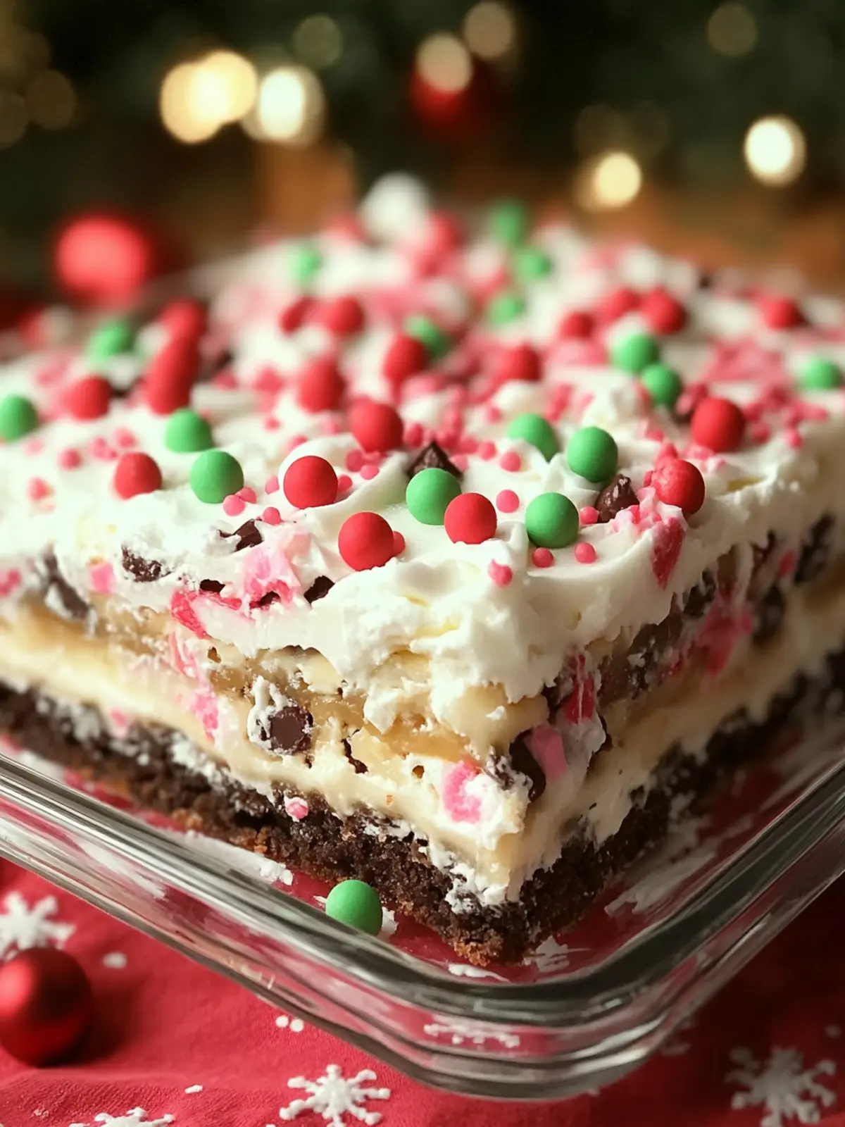 Irresistible Christmas Cookie Lasagna for Effortless Holiday Fun 3 Christmas Cookie Lasagna