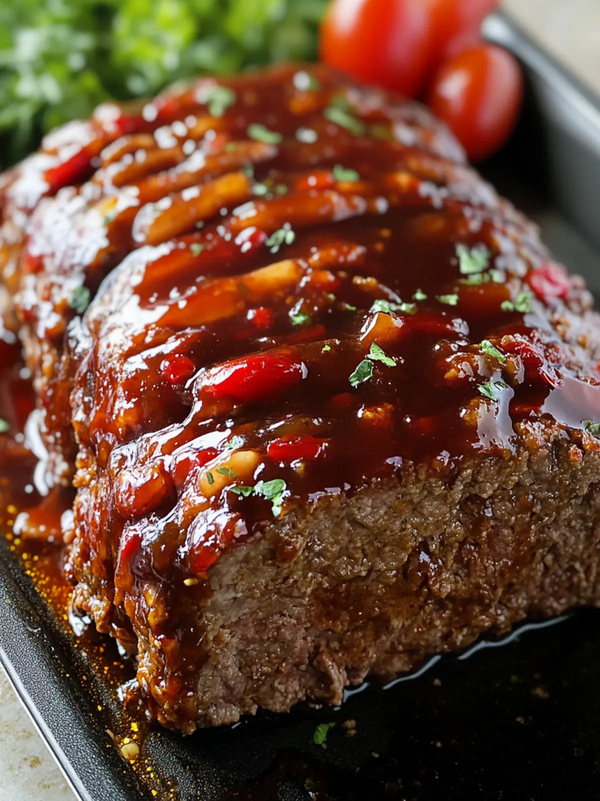 Best Bourbon Glaze Meatloaf