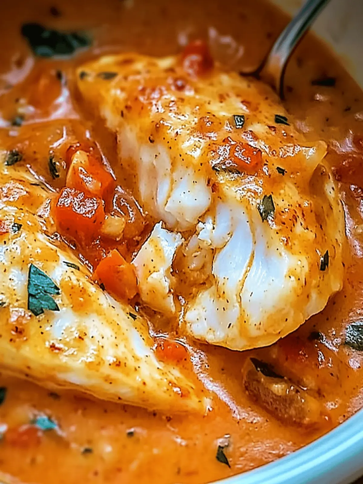 Tilapia in Roasted Pepper Sauce: Quick Mediterranean Magic 2 Tilapia in Roasted Pepper Sauce