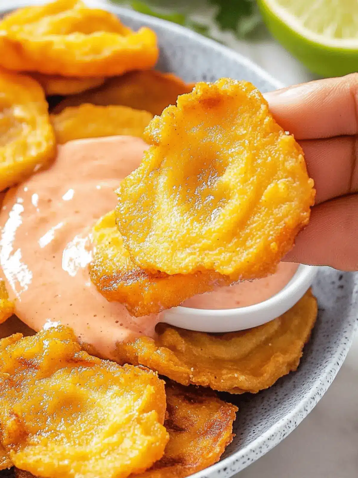 Crispy Tostones Recipe with Irresistible Mayo-Ketchup Dip 2 Crispy Tostones Recipe with Irresistible Mayo-Ketchup Dip