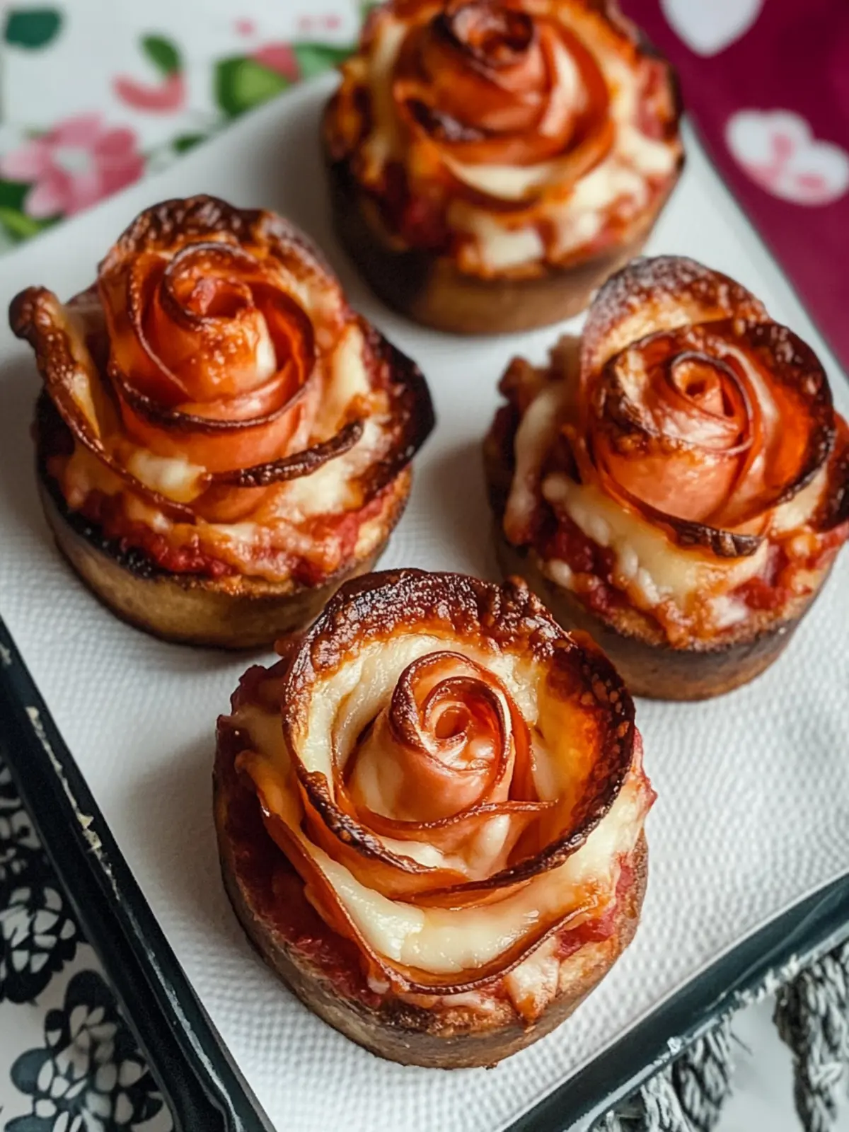 Romantic Pizza Roses for Valentine s Day to Wow Your Date 4 Pizza Roses for Valentine s Day