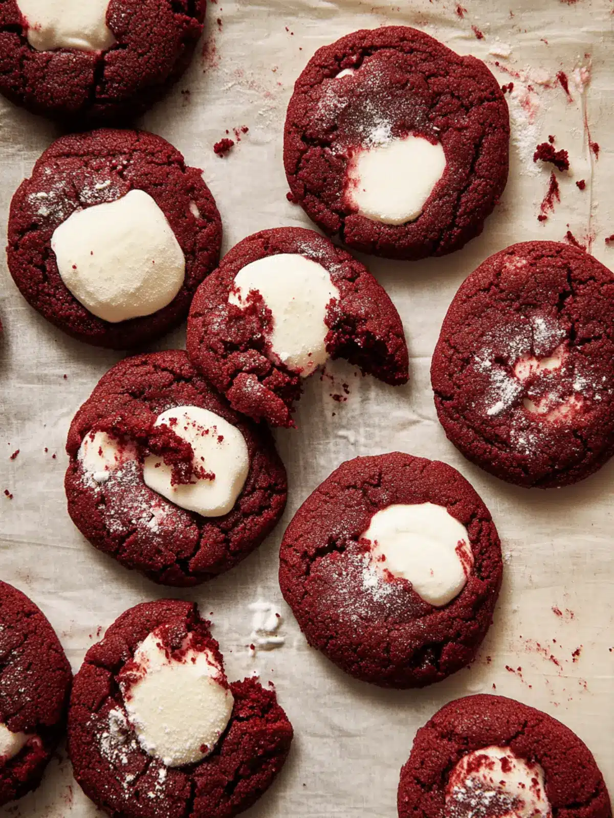 Decadent Red Velvet Marshmallow Cookies for Cozy Nights 3 Red Velvet Marshmallow Cookies
