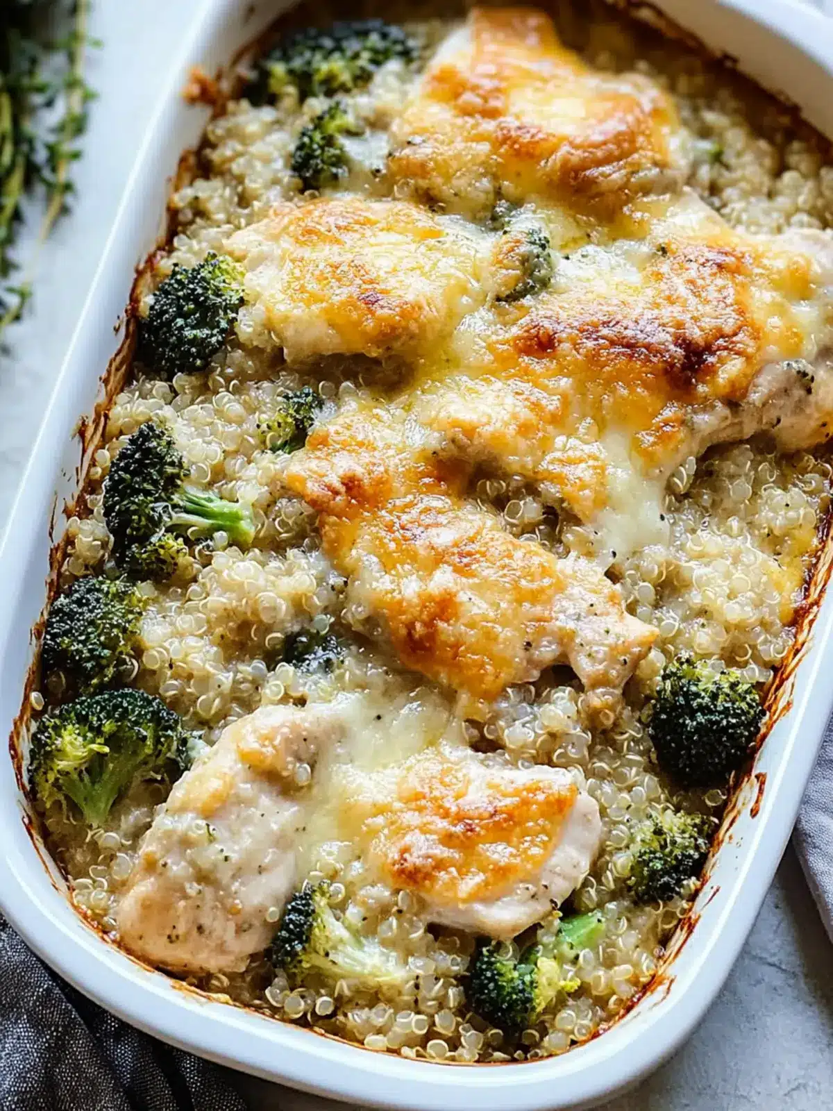 Cheesy Chicken and Broccoli Quinoa Bake for Cozy Nights 4 Cheesy Chicken and Broccoli Quinoa Bake