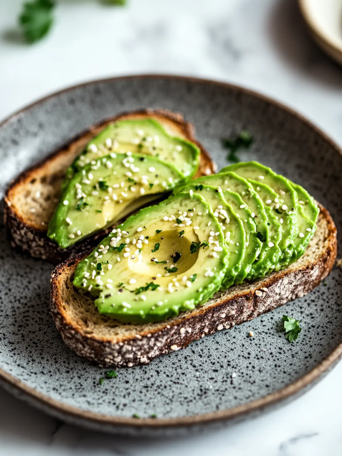 Soda Bread Toast with Avocado