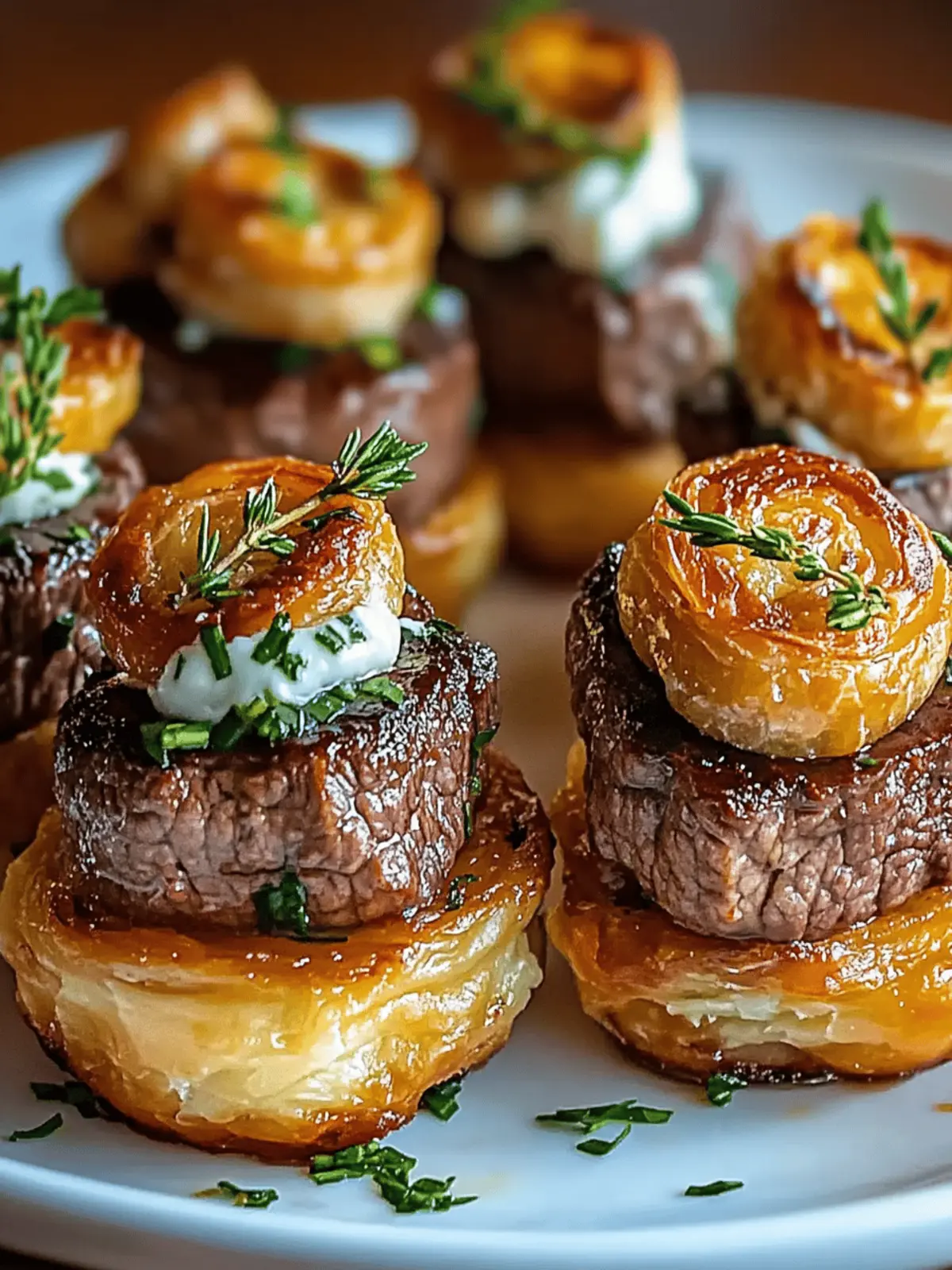 Mini Beef Wellington Bites
