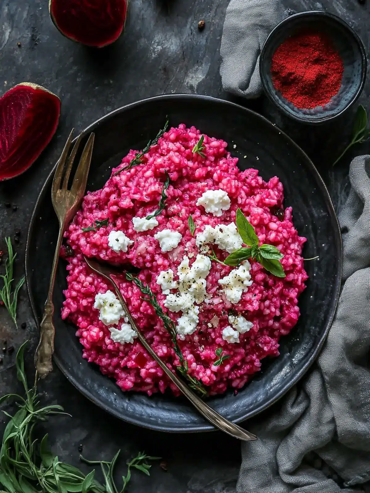 Irresistibly Creamy Beet Risotto with Goat Cheese Delight 3 Beet Risotto with Goat Cheese