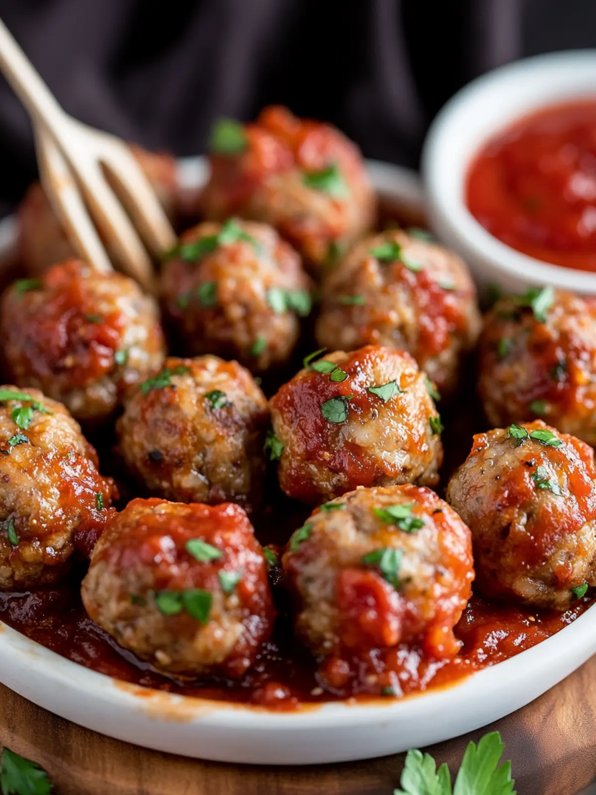 Savory Mini Meatballs with Marinara Sauce You ll Crave 3 Mini Meatballs with Marinara Sauce