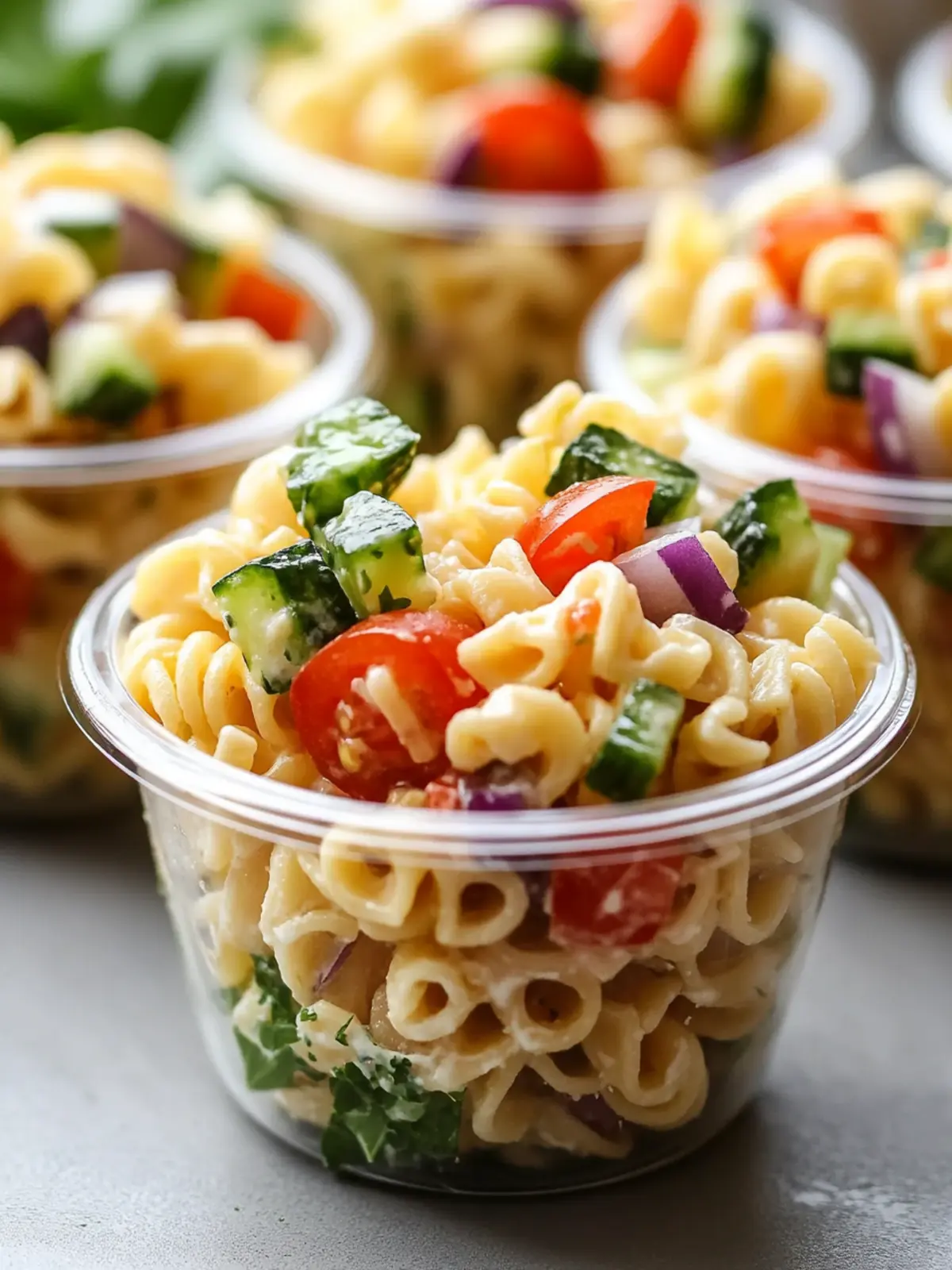 Pasta Salad Cups