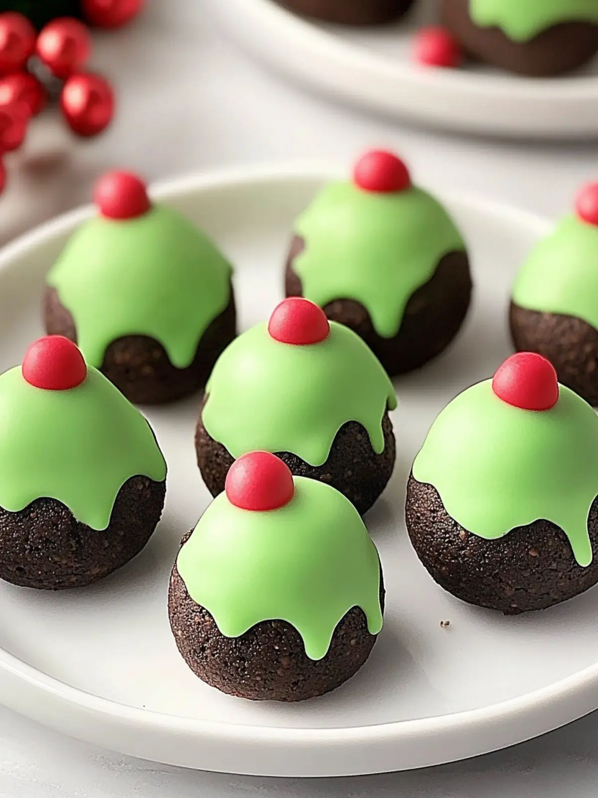 Grinch Oreo Balls