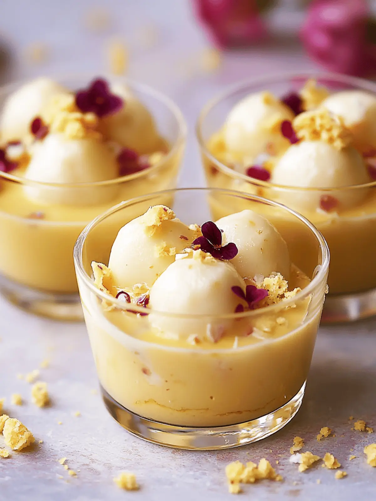 Custard Rasgulla