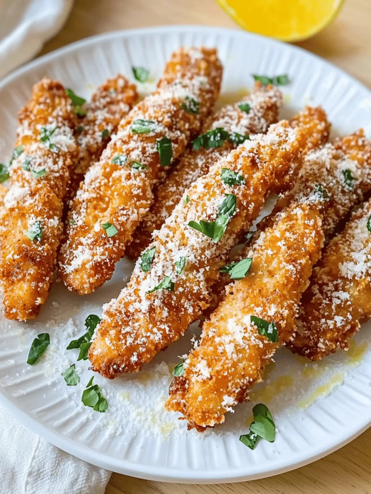 Garlic Parmesan Chicken Tenders: Crispy Comfort in Every Bite 2 Garlic Parmesan Chicken Tenders