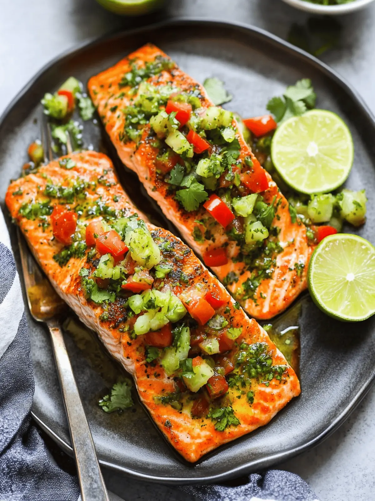 Baked Cilantro Lime Salmon: Your New Go-To Healthy Dinner 2 Baked Cilantro Lime Salmon