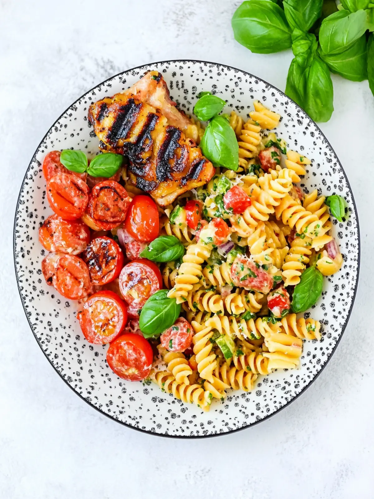 Vibrant Tri Color Rotini Pasta Salad for Perfect Picnics 2 Tri Color Rotini Pasta Salad
