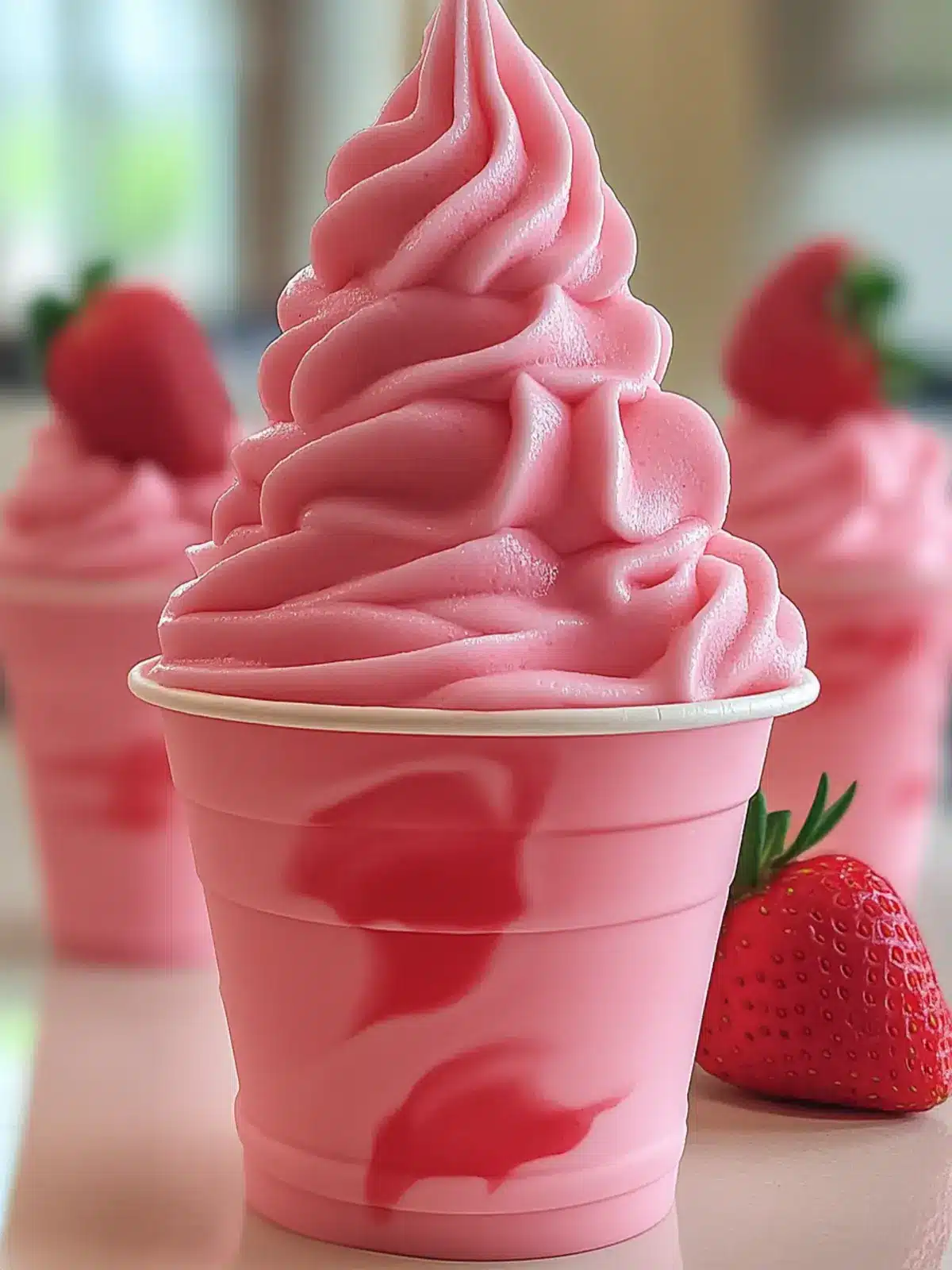 Refreshing Strawberry Dole Whip Recipe for Guilt-Free Indulgence 2 Strawberry Dole Whip