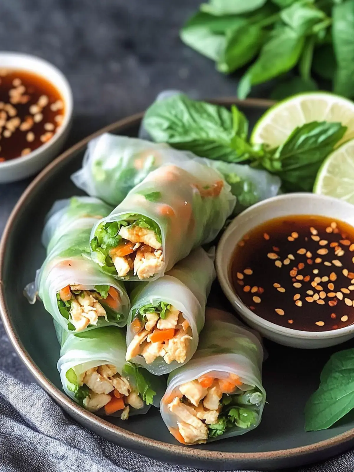 Fresh Chicken Spring Rolls: A Healthy Twist You ll Love 4 Chicken Spring Rolls