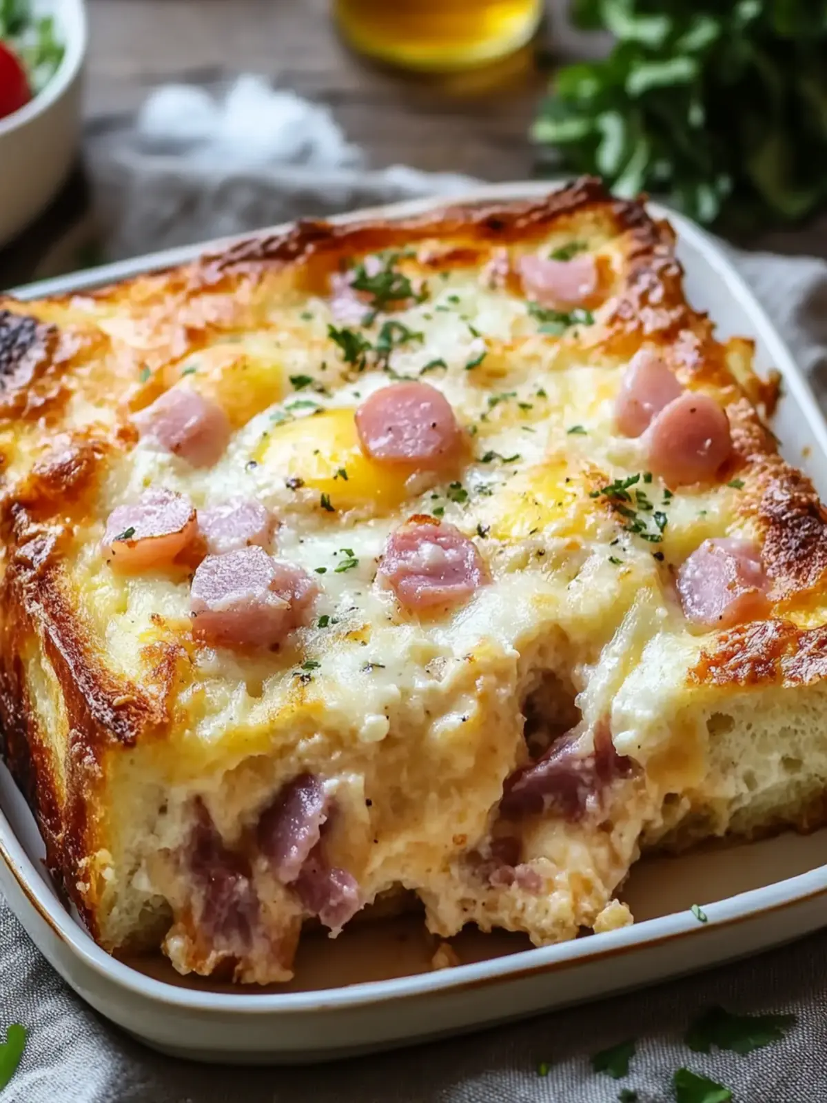 Monte Cristo Breakfast Casserole