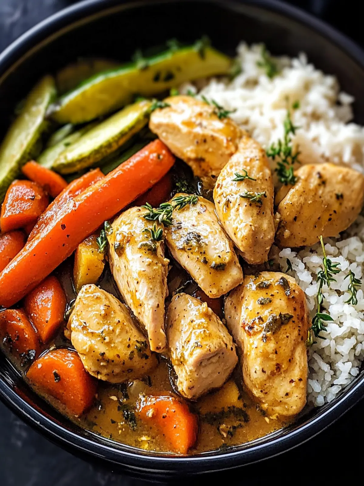 Garlic Butter Chicken and Veggies