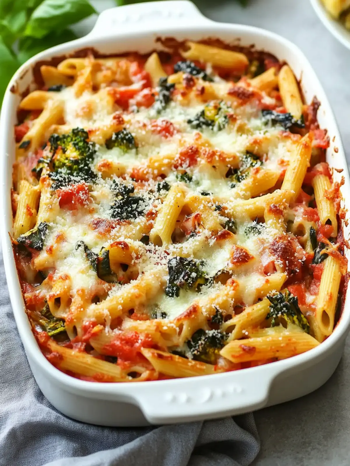 Mediterranean Vegetable Pasta Bake