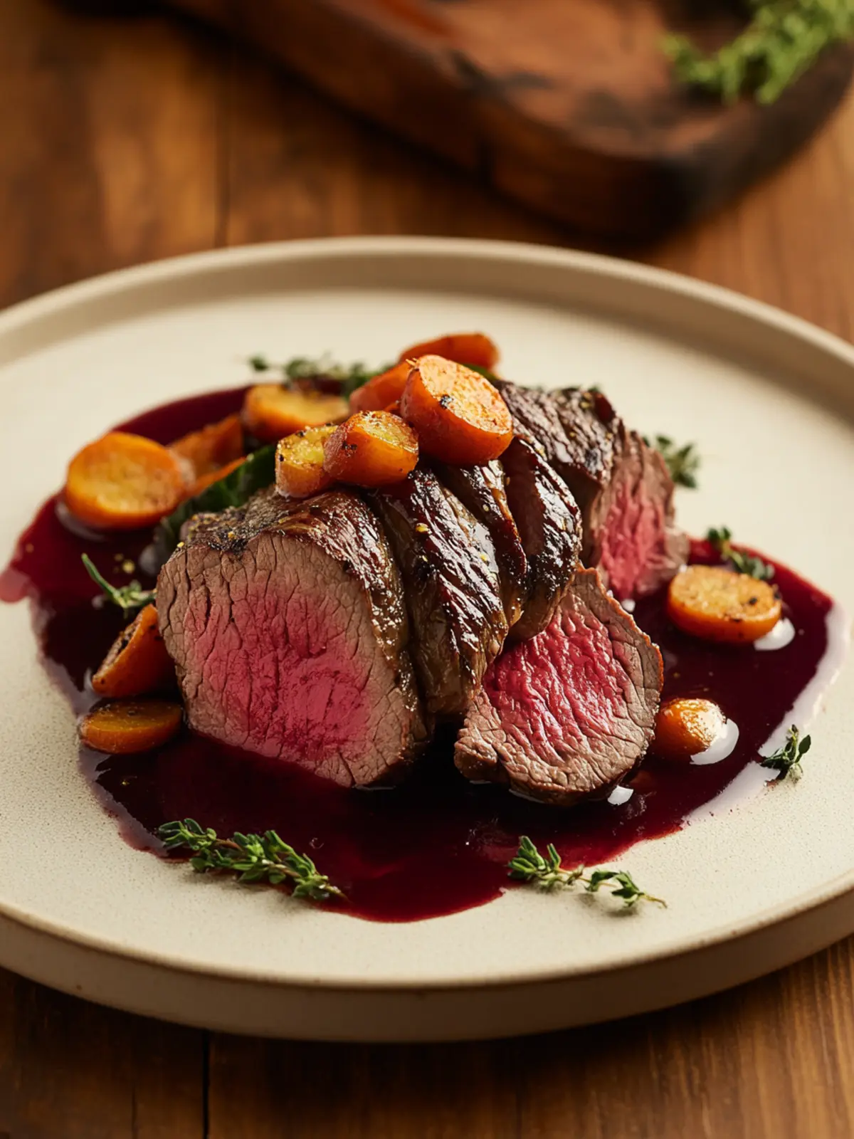 Succulent Beef Tenderloin with Rich Red Wine Sauce Delight 3 Beef Tenderloin with Red Wine Sauce