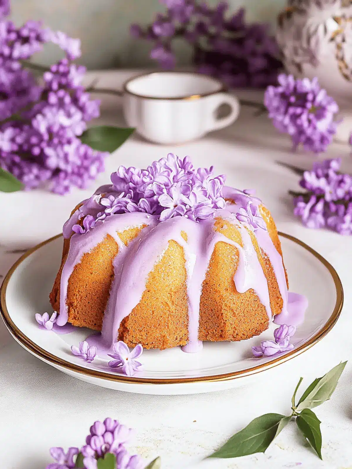 Lilac Bundt Cakes: A Delightful Floral Dessert Adventure 4 Lilac Bundt Cakes