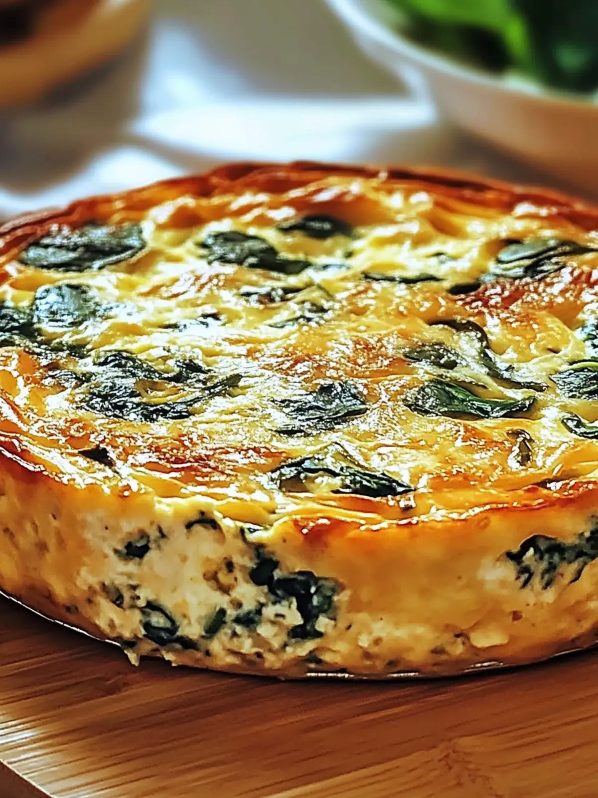 Savory Cottage Cheese and Spinach Crustless Quiche Delight 4 Cottage Cheese and Spinach Crustless Quiche