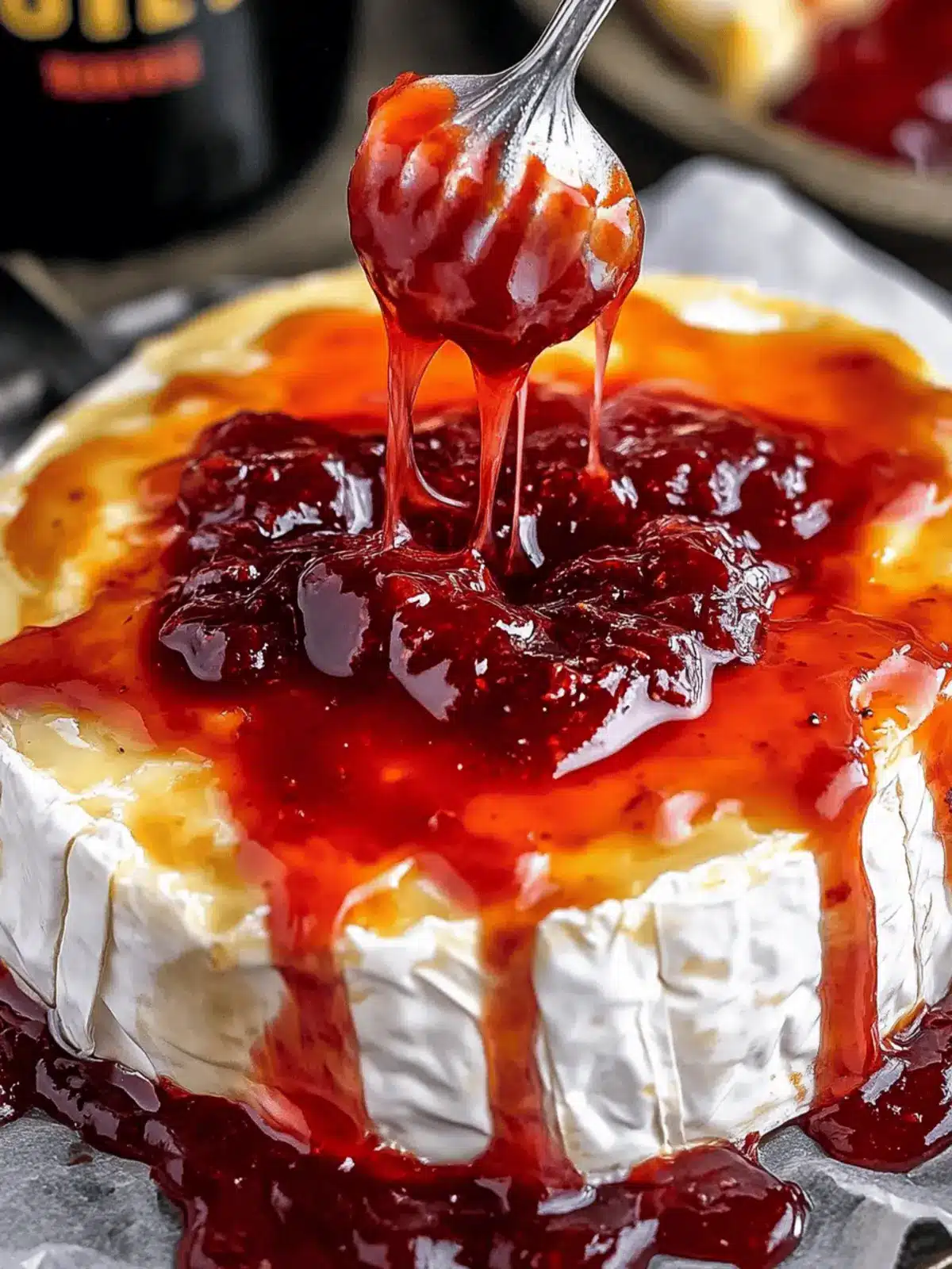 Spooky Halloween Bloody Baked Brie That Wow s Your Guests 3 Halloween Bloody Baked Brie
