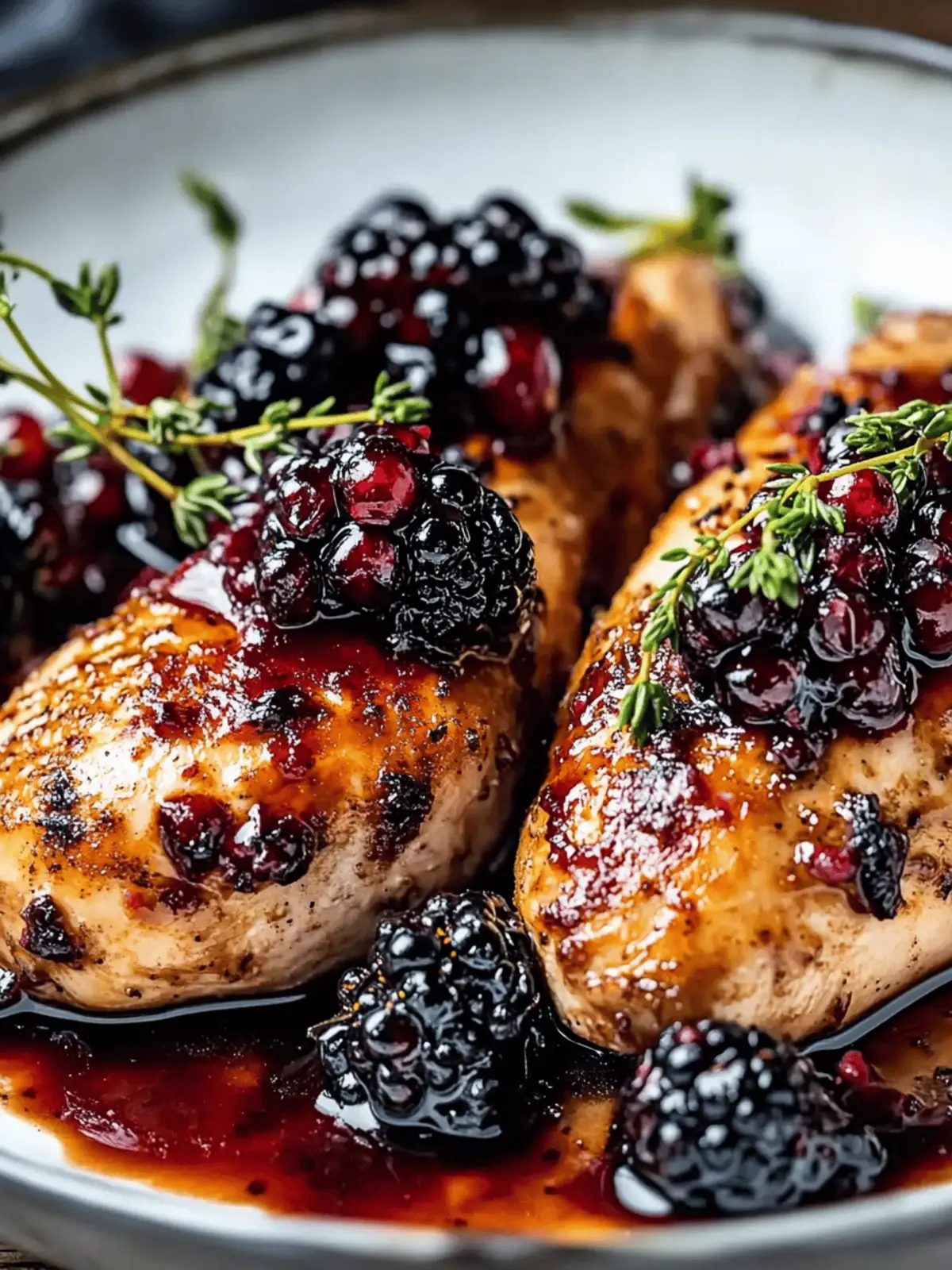 Bourbon Blackberry Chicken: A Sweet Twist on Comfort Food 2 Bourbon Blackberry Chicken