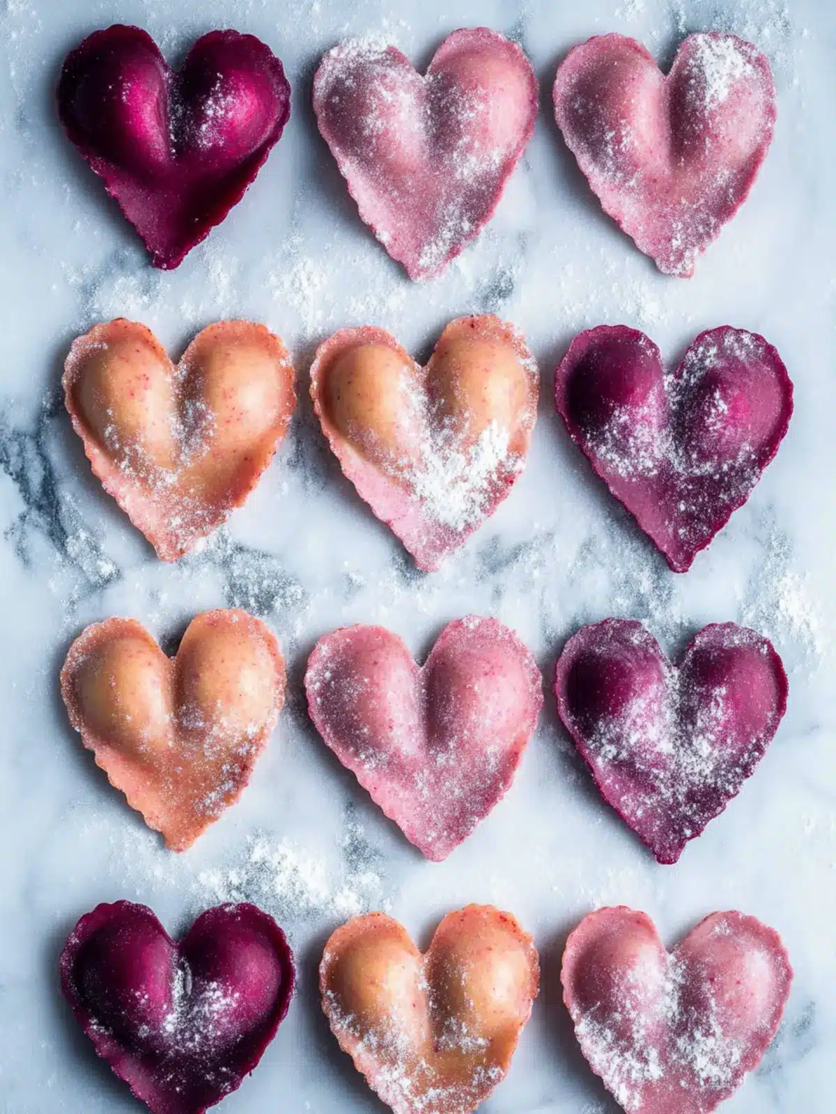 Beet Heart Ravioli