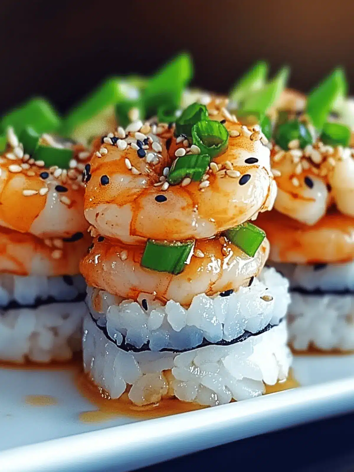 Spicy Shrimp Sushi Stacks: Elevate Your Home Dining Experience 2 SPICY SHRIMP SUSHI STACKS