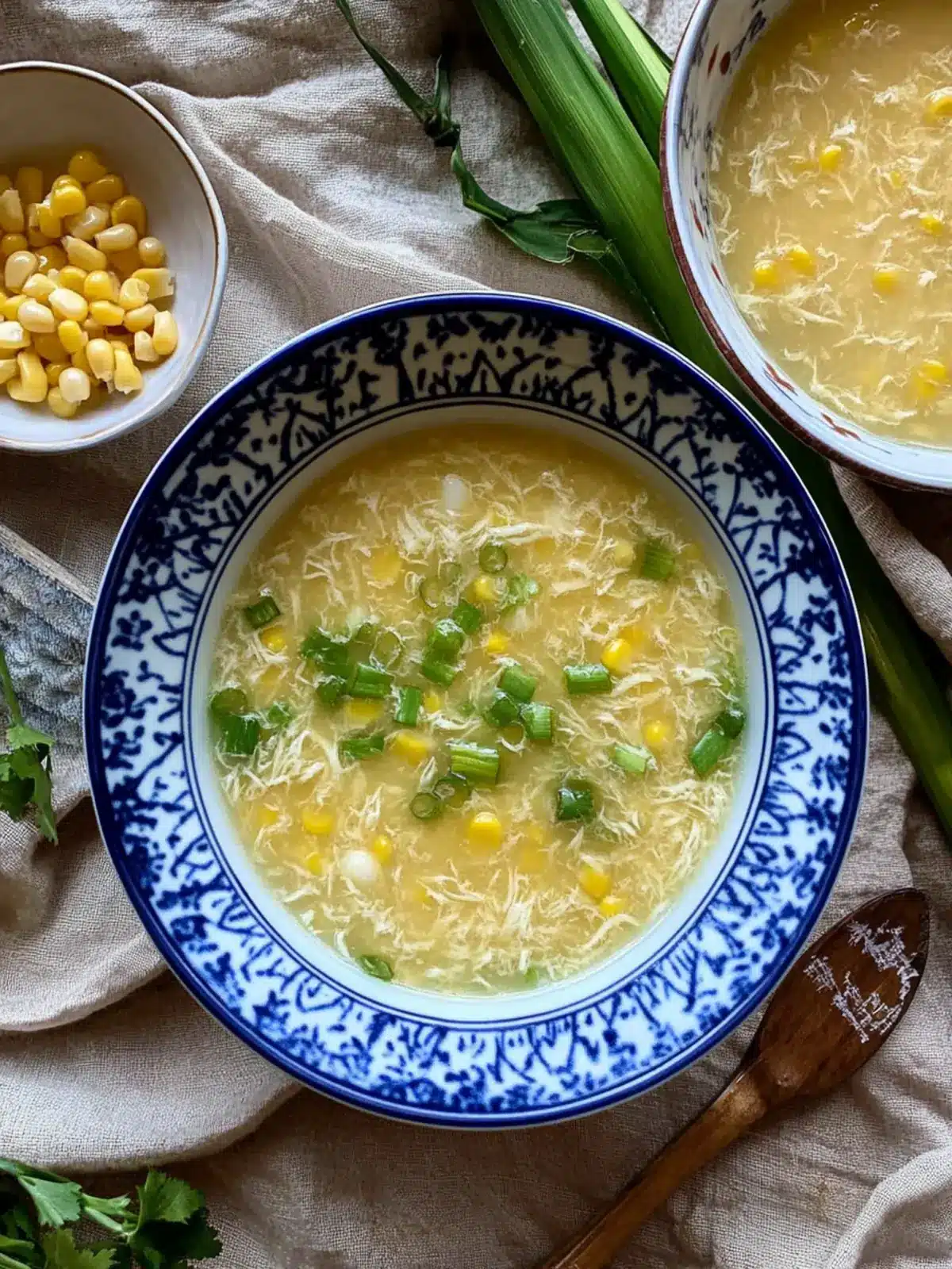 Corn Egg Drop Soup (10-min)