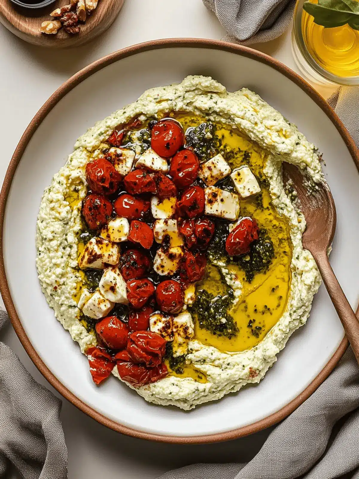 Pesto Whipped Feta Dip: A Creamy Delight for Any Gathering 4 Pesto Whipped Feta Dip