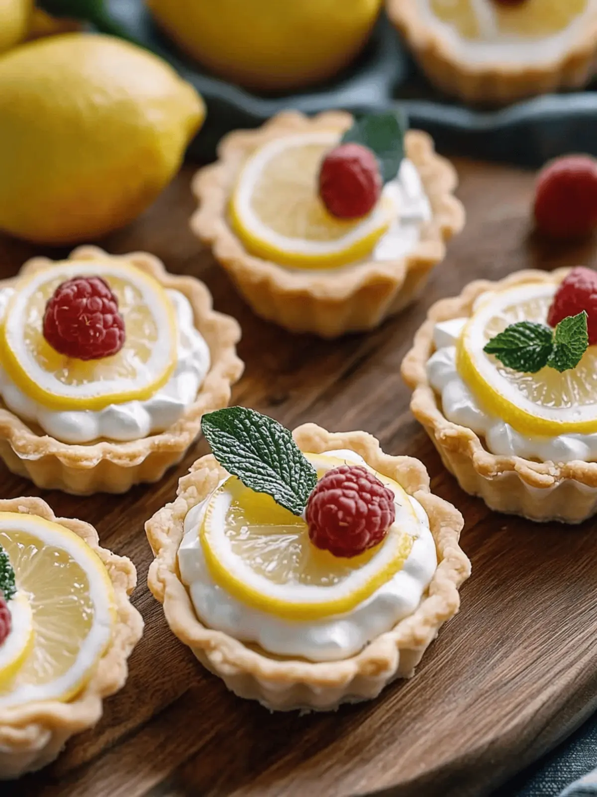 Vegan Lemon Raspberry Tarts: Guilt-Free Delight Awaits! 4 Vegan Lemon Raspberry Tarts