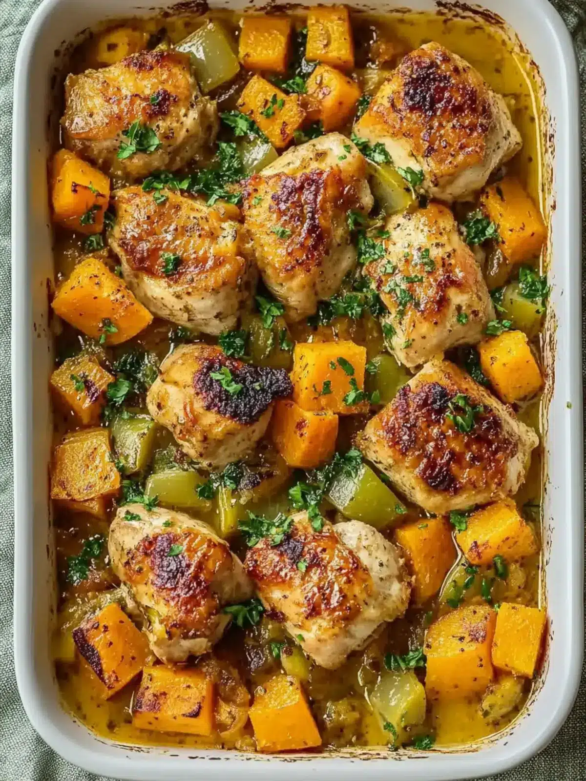 Chicken Leek and Butternut Squash