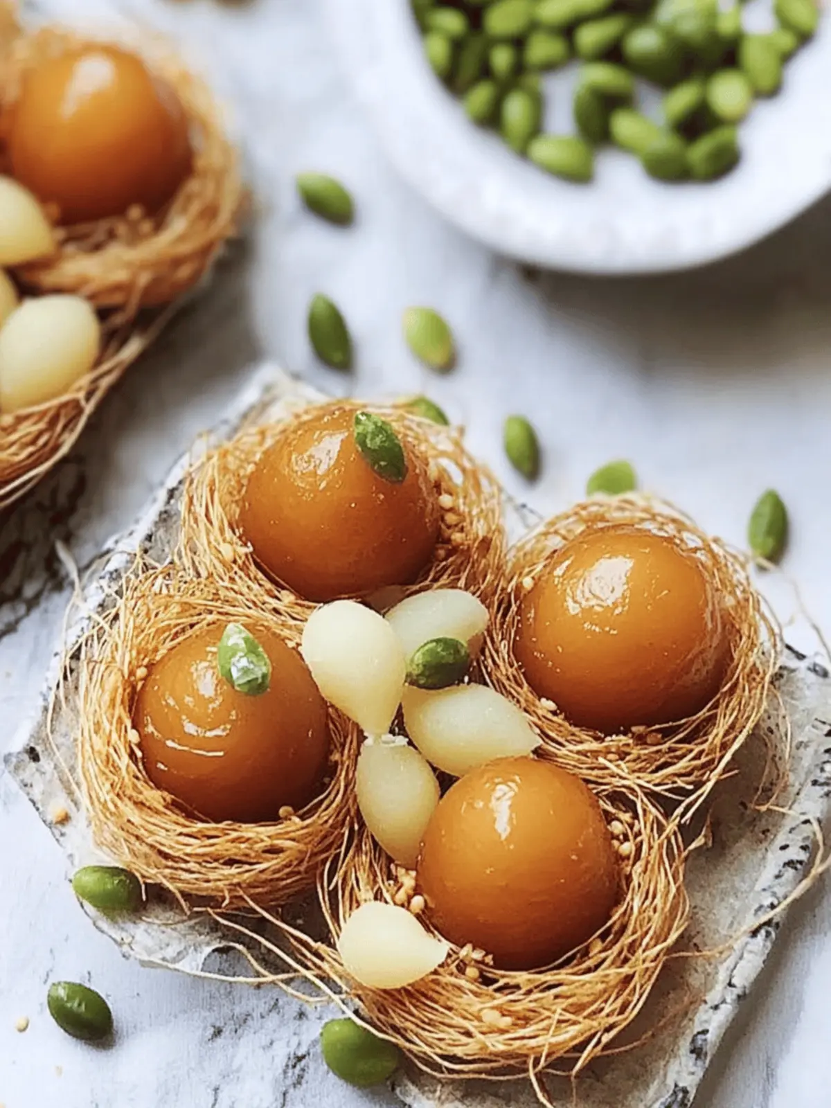 Gulab Jamun in Kunafa Nests: A Festive Fusion Dream! 4 Gulab Jamun in Kunafa Nests