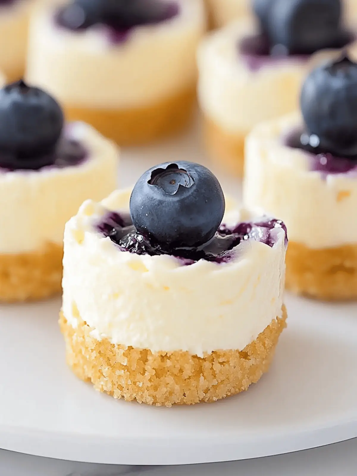 Mini Lemon Blueberry Cheesecakes That Will Brighten Your Summer 4 Mini Lemon Blueberry Cheesecakes